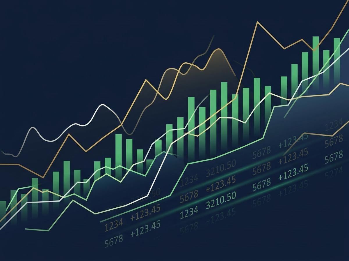 日経225株価チャートと銘柄分析のイメージ