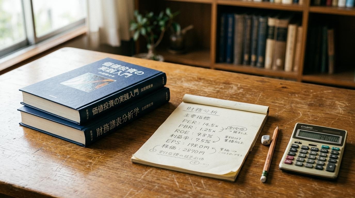 価値投資と株式分析の書籍・資料のイメージ
